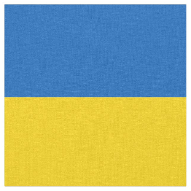 Ukraine-Flagge Stoff (Nahaufnahme)