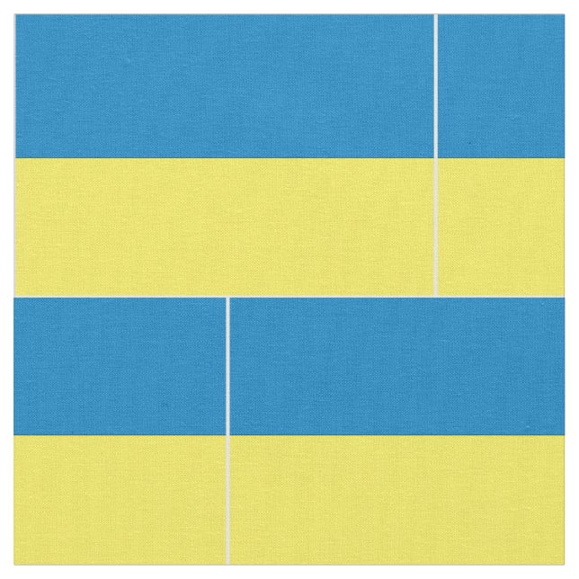Ukraine-Flagge Stoff (Nahaufnahme)