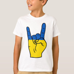 Ukraine-Flagge Stolz auf ukrainisches Erbe Ukraine T-Shirt