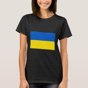 Ukraine-Flagge Tasche Ukrainische Flagge Unterstüt T-Shirt