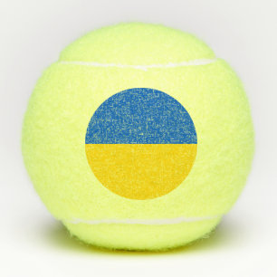 Ukraine-Flagge Tennisbälle
