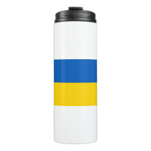 Ukraine-Flagge Thermosbecher