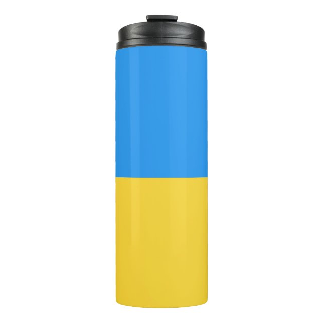 Ukraine-Flagge Thermosbecher (Vorderseite)