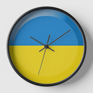 Ukraine-Flagge Uhr