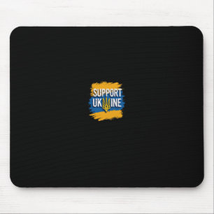 Ukraine-Flagge Ukraine Steht mit Selenskyj Frieden Mousepad