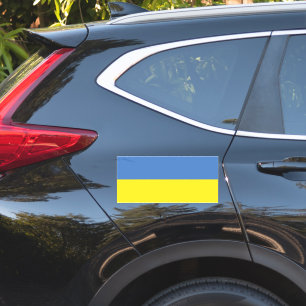 Ukraine-Flagge, Ukrainisch Слава Україні Slava Ukr Aufkleber