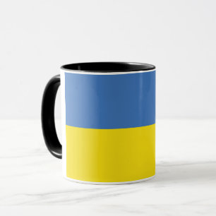 Ukraine-Flagge, Ukrainisch Slava Ukraini Слава Укр Tasse