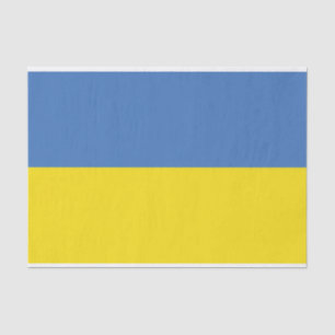 Ukraine-Flagge, Ukrainisch Slawa Ukrajini Слава Ук Seidenpapier