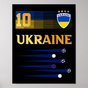Ukraine-Flagge Ukrainische Stolzliebhaber 2 Poster