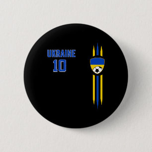 Ukraine-Flagge Ukrainische Stolzliebhaber 6  Button