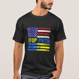 Ukraine Flagge Ukrainische Unterstützerfreundschaf T-Shirt