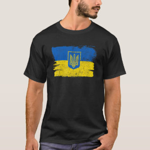 Ukraine Flagge Ukrainische Unterstützerfreundschaf T-Shirt