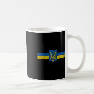 Ukraine-Flagge und Wappen Odessa Kiew 1  Kaffeetasse
