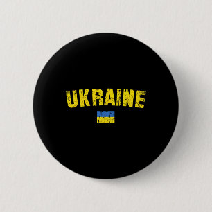 Ukraine-Flagge Vintage Männer Frauen Kinder Ukrain Button