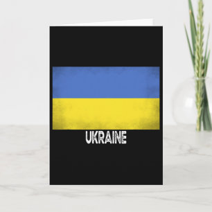 Ukraine-Flagge Vintage Stolz In Meiner DNA Europa Karte