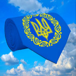 Ukraine, Flagge, Wappen, ukrainische Tryzub Krawatte<br><div class="desc">Neck Tie: Ukraine,  Flagge,  Wappen - Trizub und ukrainische Republik Symbol / У р а ї н а</div>