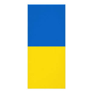 Ukraine-Flagge Werbekarte