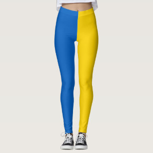 Ukraine Flaggenblau Gelb Ukrainisch Leggings