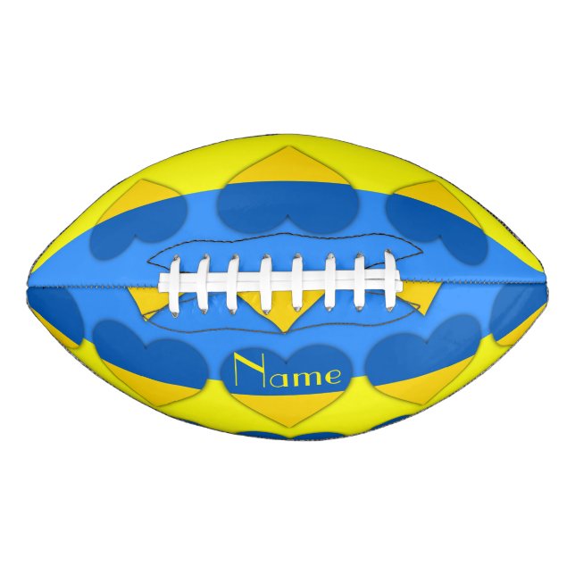 Ukraine Flaggenblau-Gelber Thunder_Cove Football (Vorderseite)