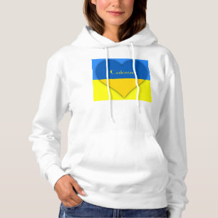 Ukraine Flaggenblau-Gelber Thunder_Cove Hoodie