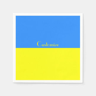 Ukraine Flaggenblau-Gelber Thunder_Cove Serviette