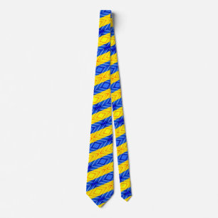 Ukraine Flaggenfarben Neck Tie - Freiheit - Friede Krawatte
