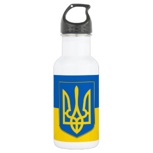 Ukraine Flaggenfrei-Flasche Edelstahlflasche