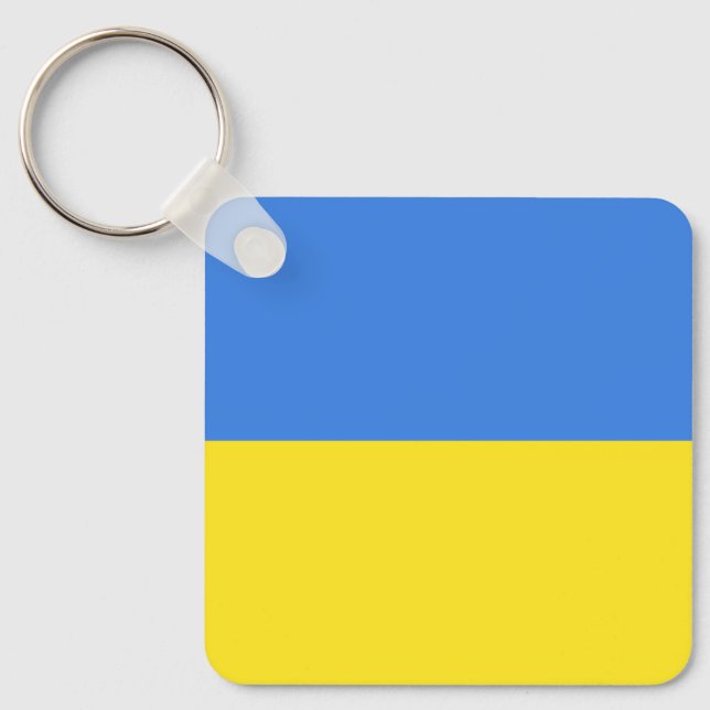 Ukraine - Flaggenfreiheit Schlüsselanhänger (Vorderseite)