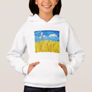 Ukraine Flaggenlandschaft Hoodie