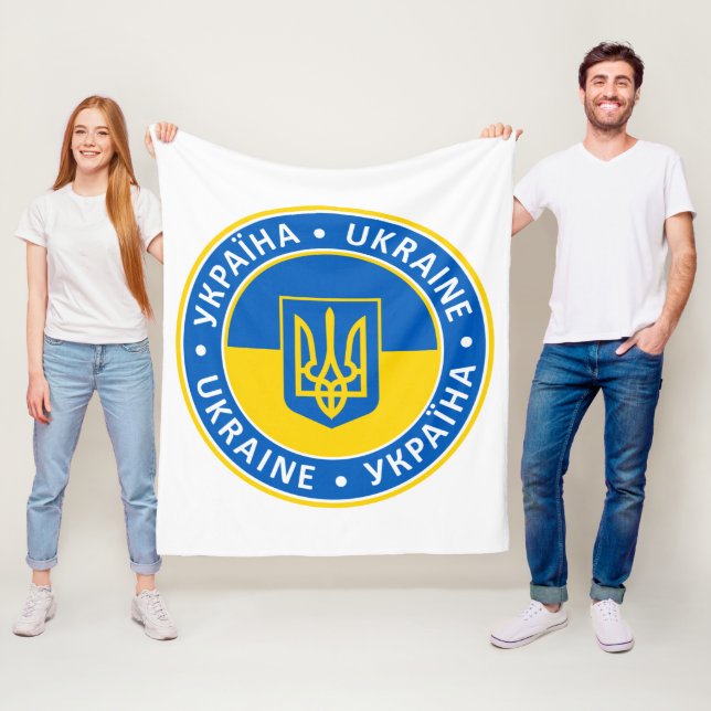 Ukraine Fleecedecke (Beispiel)