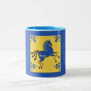Ukraine Folkkunst Zweifarbige Tasse