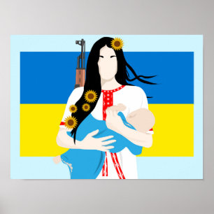 Ukraine Frauen Poster