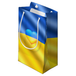 Ukraine - Frieden - ukrainische Flagge - Freiheit Kleine Geschenktüte