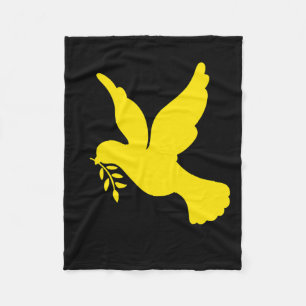 Ukraine Friedens Taube Bete Für Ukraine Flagge Kos Fleecedecke