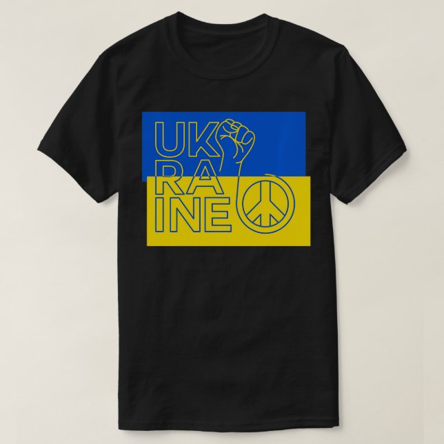 Ukraine - FRIEDENSSTÖRUNG 1 T-Shirt (Design vorne)