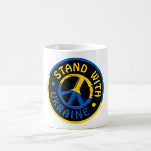Ukraine - Friedenszeichen für Ukraine Kaffeetasse