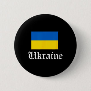 Ukraine Fußball Landesstolz Vintage  Button
