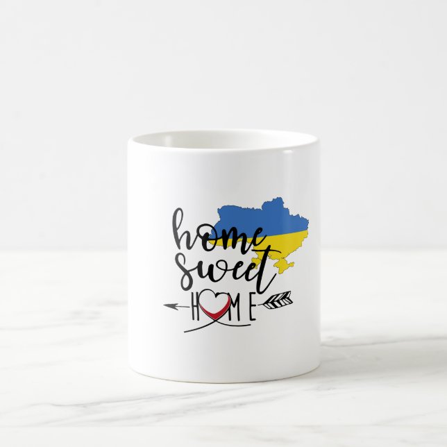 Ukraine Geboren - stolze ukrainische Kaffeetasse (Mittel)