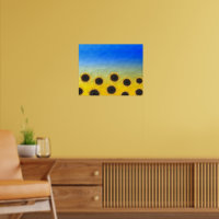 Ukraine Gelbe Geometrie Maschenmuster Blume