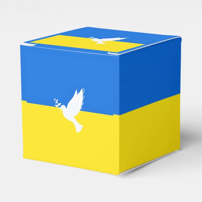 Ukraine Geschenkboxen Taube des Friedens Geschenkschachtel (Vorderseite)