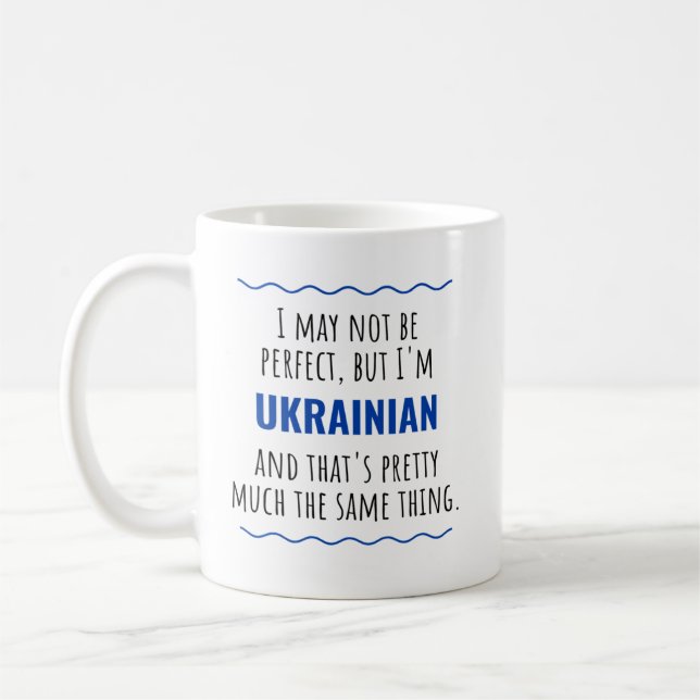 Ukraine Geschenkidee Kaffeetasse (Links)