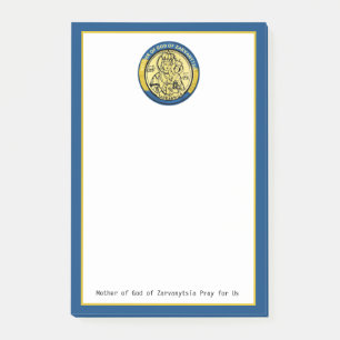 UKRAINE GOTTERMUTTER VON ZARVANYTSIA RELIGIOUS  POST-IT KLEBEZETTEL