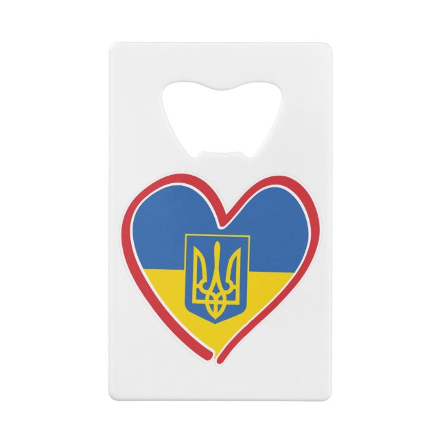 Ukraine - Herz Geldbeutel Flaschenöffner (Rückseite)