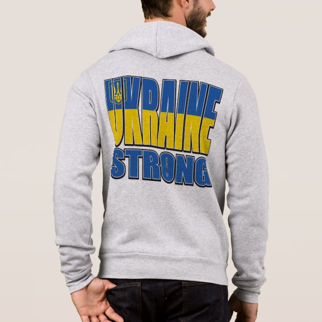 Ukraine - Herz Hoodie (Rückseite)