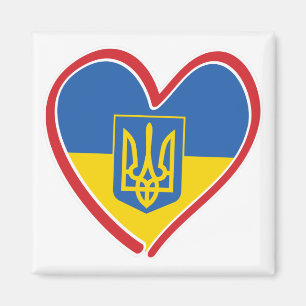 Ukraine - Herz Magnet