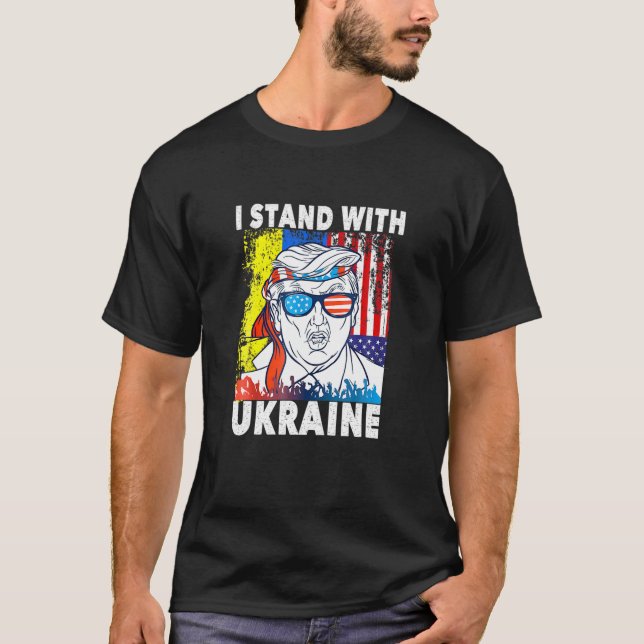 Ukraine I Stand With Ukraine T-Shirt (Vorderseite)