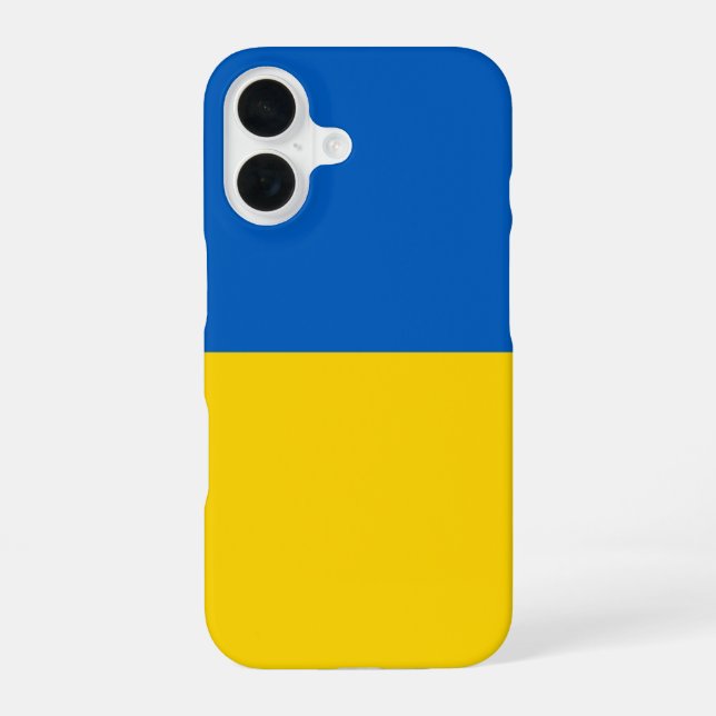 Ukraine iPhone 16 Hülle (Rückseite)