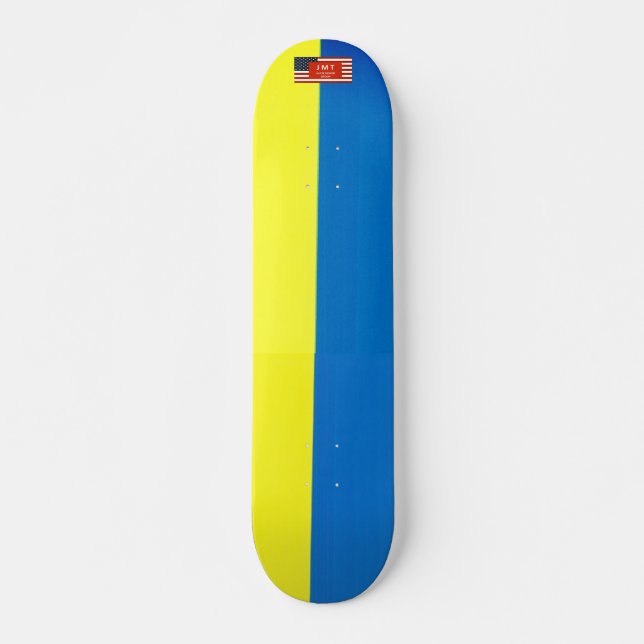 UKRAINE JMT Skateboard, 7 ¾ Zoll Deck Skateboard (Vorne)