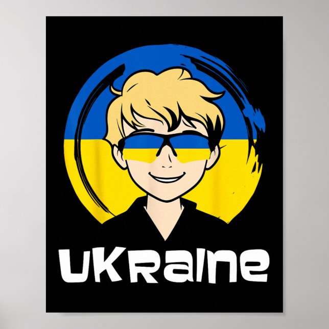 Ukraine Junge  Poster (Vorne)