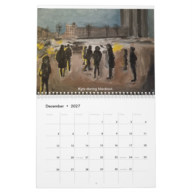 Ukraine-Kalender 2026 Kalender (Dez 2027)